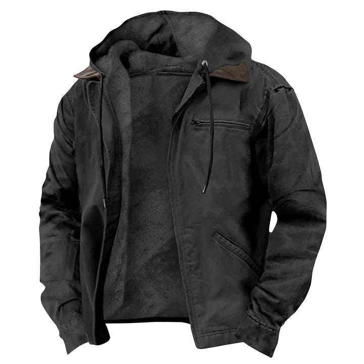 Premium-Kapuzenjacke mit Fleecefutter für Herren