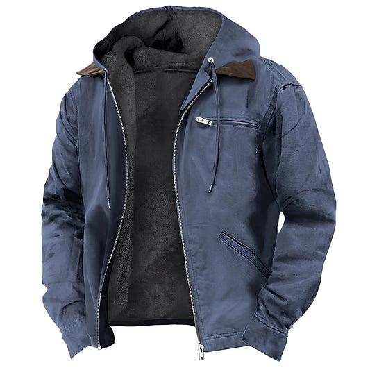 Premium-Kapuzenjacke mit Fleecefutter für Herren