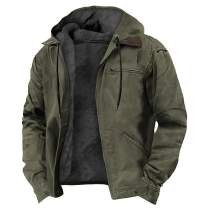 Premium-Kapuzenjacke mit Fleecefutter für Herren
