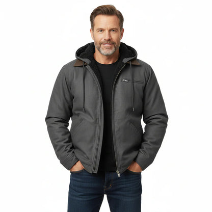 Premium-Kapuzenjacke mit Fleecefutter für Herren
